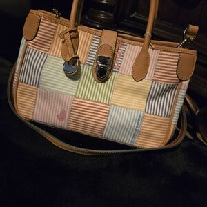 Dooney & Bourke Multicolor Patchwork Satchel